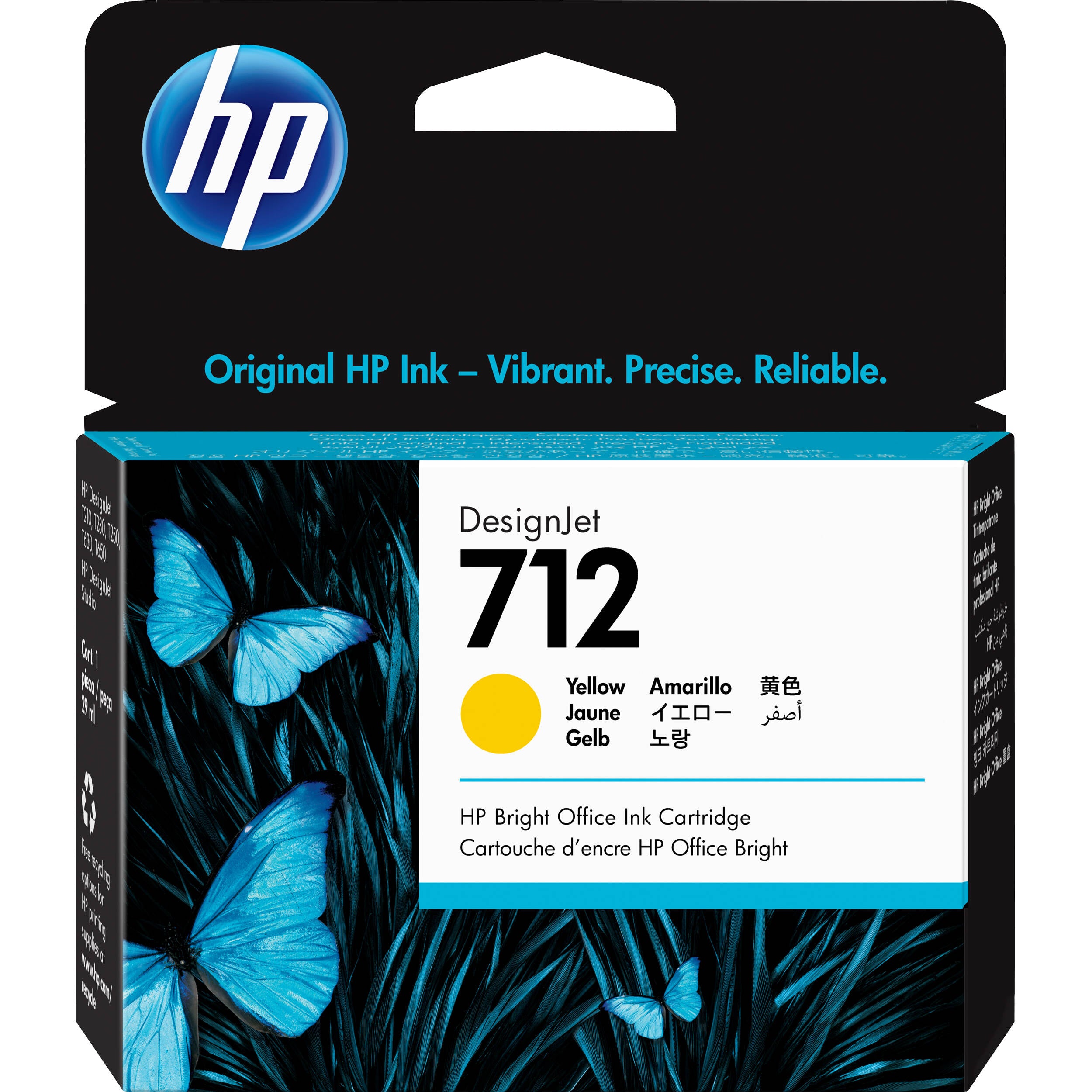 HP 712 Ink Cartridges for HP DesignJet T210 T230 T250 T630 T650