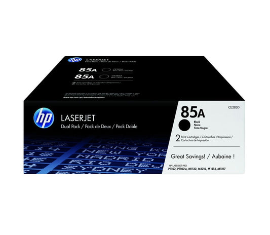 HP  85A DualPack/Twinpack Toner Cartridge CF285AF for M1102 and M1132 and M1212 printers