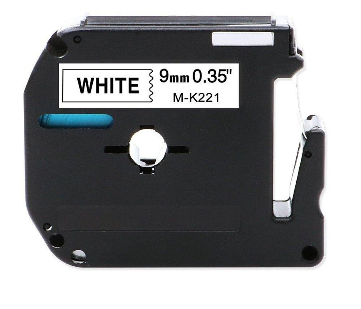 SKY 9mm x 8 meter Thermal M Tape Cartridge for Brother P-Touch Label Printers