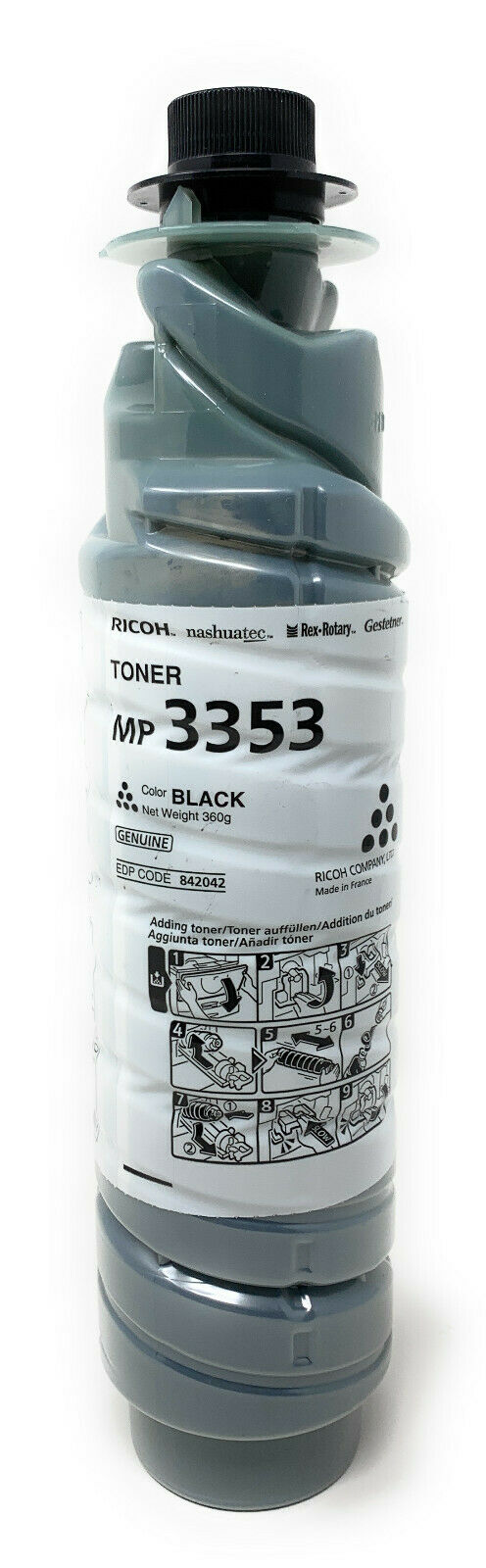 Ricoh MP 3353 Black Toner  for Ricoh Aficio MP 3352 842342