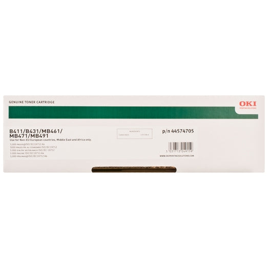 OKI B431 Black Toner Cartridge  44574705