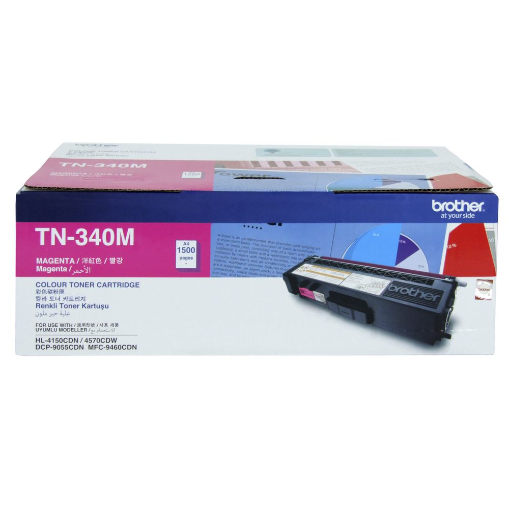 Brother TN-340 Toner Cartridges for HL-4150 HL-4570 MFC-9460 and MFC-9970